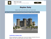 Tablet Screenshot of naplesitaly.ca